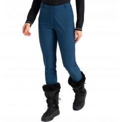 Spodnie narciarskie dla kobiet Dare2B DWL594. Niebieskie spodnie materiałowe damskie Dare 2b, bez wzorów, z tkaniny. Za 169.99 zł.