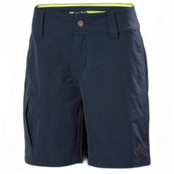 Damskie spodenki cargo Helly Hansen QD. Niebieskie szorty damskie Helly Hansen, bez wzorów, z materiału. Za 355.00 zł.