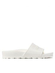 Birkenstock Klapki Barbados EVA 1015399 Biały. Białe klapki damskie Birkenstock, bez wzorów, z tworzywa sztucznego, bez obcasa. Za 139.99 zł.