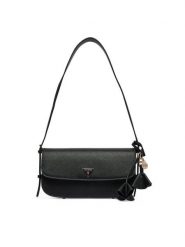 Guess Torebka Danielle HWZG22 27190 Czarny. Czarne torebki klasyczne damskie Guess, z aplikacjami, ze skóry, bez dodatków. Za 544.99 zł.