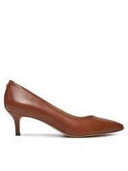 LAUREN RALPH LAUREN Czółenka 802940572002 Brązowy. Brązowe czółenka damskie Lauren Ralph Lauren, bez wzorów, ze skóry, bez obcasa. Za 519.99 zł.