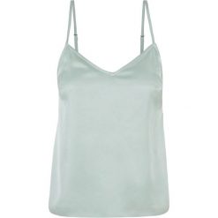 Top Damski / Damski Z Satyny Wiskozowej. Zielone topy damskie Urban Classics, xl, bez wzorów, z satyny, bez kołnierzyka. Za 139.99 zł.