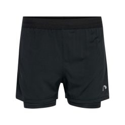 Szorty damskie Newline core. Czarne spodenki sportowe damskie Newline, s, z dżerseju, na fitness i siłownię. Za 223.00 zł.