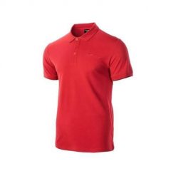 Koszulka sportowa męska Hi-Tec Romso. Czerwone t-shirty sportowe męskie Hi-tec, m, z bawełny, bez ramiączek. Za 59.63 zł.