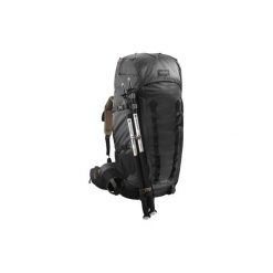 Plecak trekkingowy TREK 900 70+10 l symbium męski. Szare plecaki męskie FORCLAZ, bez wzorów, z elastanu. Za 599.99 zł.