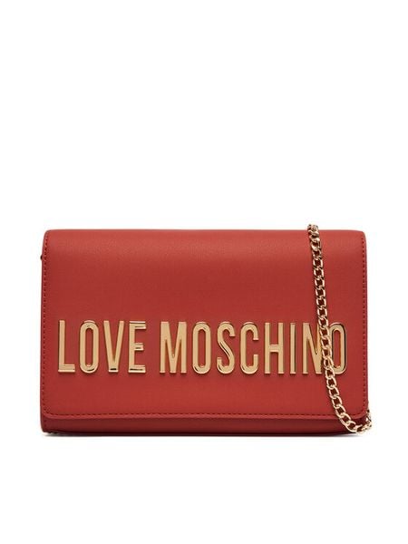 LOVE MOSCHINO Torebka JC4103PP0PKD0459 Czerwony. Czerwone torebki klasyczne damskie Love Moschino, bez wzorów, bez dodatków. Za 699.99 zł.