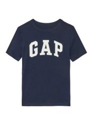 Gap T-Shirt 708370-02 Granatowy Regular Fit. Niebieskie t-shirty chłopięce GAP, bez wzorów, z bawełny, bez ramiączek. Za 49.99 zł.