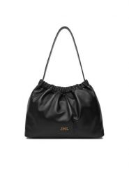 Tommy Hilfiger Torebka Soft Leather Shoulder Bag AW0AW18307 Czarny. Czarne torebki klasyczne damskie Tommy Hilfiger, bez wzorów, ze skóry, bez dodatków. Za 849.99 zł.