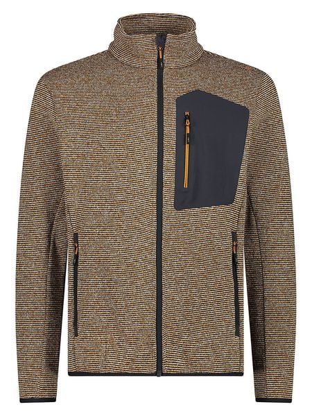 Cmp Kurtka polarowa w kolorze khaki rozmiar: 56. Brązowe kurtki męskie CMP, s, bez wzorów, z materiału, bez kaptura. Za 113.36 zł.