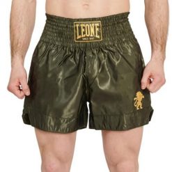 Szorty bokserskie Montana Basic 2. Zielone szorty męskie LEONE 1947, bez wzorów, z materiału, klasyczne. Za 196.00 zł.