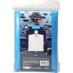 Płaszcz przeciwdeszczowy 100x124cm. Niebieskie płaszcze męskie Koopman, uniwersalny, bez wzorów. Za 6.98 zł.