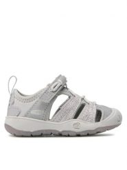 Keen Sandały Moxie Sandal 1018367 Srebrny. Szare sandały dziewczęce Keen, z materiału, bez zapięcia. Za 149.99 zł.
