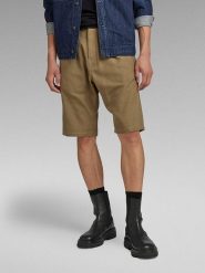 G-Star Bermudy w kolorze khaki rozmiar: W28. Brązowe szorty męskie G-Star, bez wzorów, retro. Za 127.35 zł.