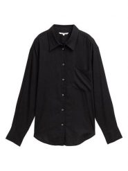 TOM TAILOR Denim Koszula w kolorze czarnym rozmiar: XS. Czarne koszule damskie Tom Tailor Denim, xs, bez wzorów, z denimu, bez kołnierzyka, bez ramiączek. Za 79.03 zł.