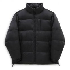 Kurtka uniwersalna męska Vans NO Hood Puffer. Czarne kurtki męskie Vans, na zimę, m, bez wzorów, z materiału, klasyczne, bez kaptura. Za 529.05 zł.