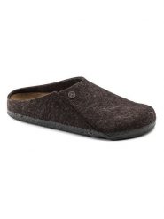 Birkenstock Skórzane kapcie "Zermatt Standard" w kolorze brązowym rozmiar: 39. Brązowe kapcie damskie Birkenstock, z materiału. Za 239.86 zł.
