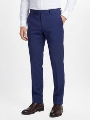 Finshley & Harding spodnie garniturowe Mężczyźni Modern Fit niebieski, 102. Niebieskie spodnie wizytowe męskie Finshley & Harding, z syntetyku. Za 349.95 zł.