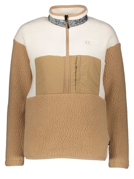 PICTURE Bluza polarowa "Naatil" w kolorze jasnobrązowo-kremowym rozmiar: XL. Brązowe bluzy bez kaptura damskie Picture, xl, z materiału. Za 189.29 zł.
