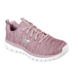 Buty do chodzenia damskie Skechers Twisted Fortune. Brązowe obuwie treningowe damskie Skechers, na fitness i siłownię. Za 279.00 zł.