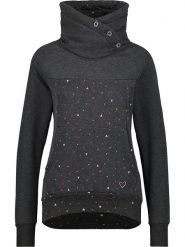 Alife and kickin Bluza "VioletAK" w kolorze antracytowym rozmiar: S. Czarne bluzy bez kaptura damskie Alife and Kickin, s, z bawełny. Za 96.60 zł.