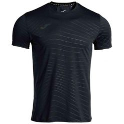 Koszulka do biegania męska Joma R-Night. Czarne t-shirty sportowe męskie Joma, l, bez ramiączek, do biegania. Za 149.99 zł.