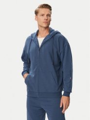 Tommy Hilfiger Bluza UM0UM03781 Niebieski Regular Fit. Niebieskie bluzy bez kaptura męskie Tommy Hilfiger, l, z syntetyku. Za 369.99 zł.