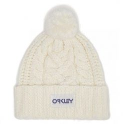 Czapka Zimowa Unisex Oakley Harper Pom Beanie. Białe czapki męskie Oakley, na zimę, bez wzorów, sportowe. Za 141.99 zł.