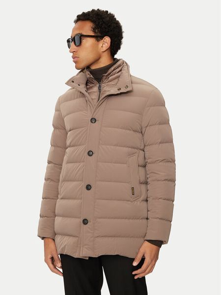 Hetregó Kurtka puchowa Urban 8N431 Beżowy Regular Fit. Brązowe kurtki męskie HETREGO, m, bez wzorów, z puchu, bez kaptura. Za 1,389.00 zł.