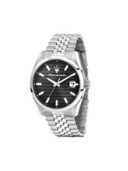 Maserati Zegarek Attrazione R8853151026 Srebrny. Szare, analogowe zegarki męskie maserati, srebrne. Za 839.99 zł.