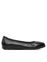Caprice Baleriny 9-22150-42 Czarny. Czarne baleriny damskie Caprice, bez wzorów, ze skóry, bez obcasa. Za 173.99 zł.