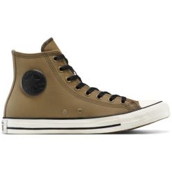 Buty sportowe Converse Chuck Taylor All Star. Brązowe buty sportowe na co dzień męskie Converse, z materiału, bez zapięcia, na fitness i siłownię. Za 390.00 zł.