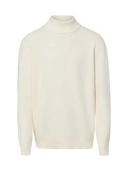 Finshley & Harding London sweter z golfem Mężczyźni Bawełna biały, M. Białe swetry męskie Finshley & Harding London, m, bez wzorów, z bawełny, bez kołnierzyka. Za 329.95 zł.