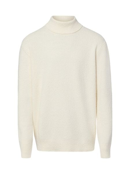 Finshley & Harding London sweter z golfem Mężczyźni Bawełna biały, M. Białe swetry męskie Finshley & Harding London, m, bez wzorów, z bawełny, bez kołnierzyka. Za 329.95 zł.