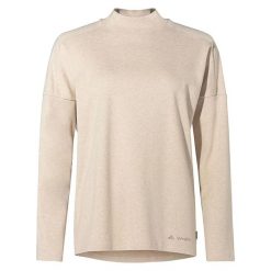 Sweter damski VAUDE Coreway. Brązowe swetry klasyczne damskie Vaude, z bawełny, bez kołnierzyka. Za 344.00 zł.