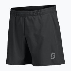 Spodenki do biegania męskie SCOTT Endurance Vented. Czarne szorty męskie Scott, bez wzorów, z elastanu. Za 209.99 zł.