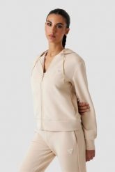 GUESS Damska bluza w kolorze taupe Olympe, Rozmiar M. Brązowe bluzy z kapturem damskie Guess, m. W wyprzedaży za 255.99 zł.