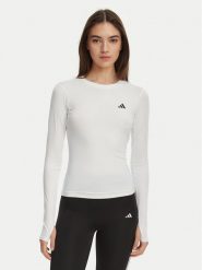Adidas Koszulka techniczna Power Essentials Workout Contour KD2211 Biały Slim Fit. Białe topy sportowe damskie Adidas, xs, bez wzorów, z syntetyku, bez ramiączek. Za 149.99 zł.