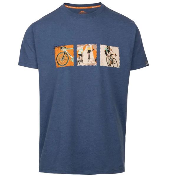 Męska Koszulka Kooten. Niebieskie t-shirty sportowe męskie Trespass, l, z bawełny, bez ramiączek, rowerowe. Za 79.99 zł.