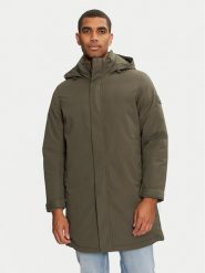 Tommy Hilfiger Parka MW0MW37369 Zielony Regular Fit. Zielone parki męskie Tommy Hilfiger, m, bez wzorów, z syntetyku. Za 1,379.00 zł.