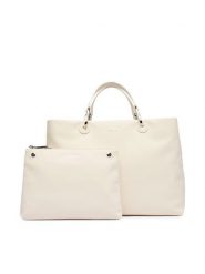 Emporio Armani Torebka EW000360 AF18673 U1070 Écru. Torebki klasyczne damskie Emporio Armani, bez wzorów, ze skóry, bez dodatków. Za 2,579.00 zł.