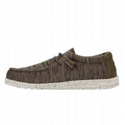 HeyDude Męskie Mokasyny Wally Sox. Brązowe mokasyny męskie Hey dude, z materiału. Za 199.00 zł.