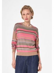 Rodier Sweter w kolorze jasnoróżowo-beżowym rozmiar: XL. Brązowe swetry klasyczne damskie Rodier, xl, bez kołnierzyka. Za 169.67 zł.