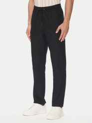 Blend Spodnie materiałowe 20718408 Czarny Regular Fit. Czarne spodnie materiałowe męskie Blend, bez wzorów, z bawełny. Za 129.99 zł.