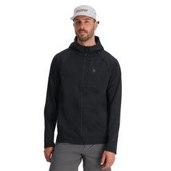Bluza męska Spyder Gridweb Hoodie. Czarne bluzy bez kaptura męskie Spyder, m. Za 479.99 zł.