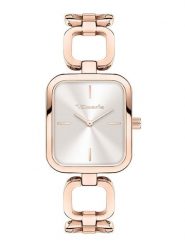 Tamaris Zegarek kwarcowy w kolorze różowozłoto-srebrnym rozmiar: onesize. Czerwone, analogowe zegarki damskie Tamaris, metalowe. Za 217.99 zł.