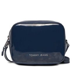 Torebka Tommy Jeans. Niebieskie listonoszki damskie Tommy Jeans, bez wzorów, z jeansu, bez dodatków. Za 259.99 zł.