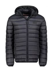 Geographical Norway Kurtka pikowana "Amichoko" w kolorze czarnym rozmiar: M. Czarne kurtki męskie Geographical Norway, m, bez wzorów, bez kaptura. Za 170.07 zł.