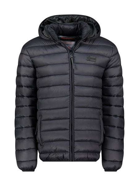 Geographical Norway Kurtka pikowana "Amichoko" w kolorze czarnym rozmiar: M. Czarne kurtki męskie Geographical Norway, m, bez wzorów, bez kaptura. Za 170.07 zł.