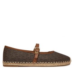 Espadryle MICHAEL Michael Kors. Brązowe espadryle damskie MICHAEL Michael Kors, bez wzorów, bez obcasa. Za 549.99 zł.