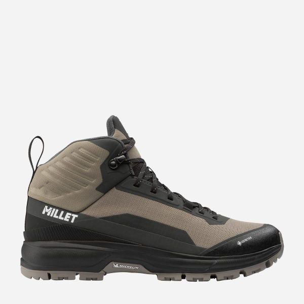 Buty trekkingowe męskie Millet Wanaka Mid GTX. Brązowe buty trekkingowe męskie Millet, bez zapięcia, trekkingowe. Za 841.85 zł.